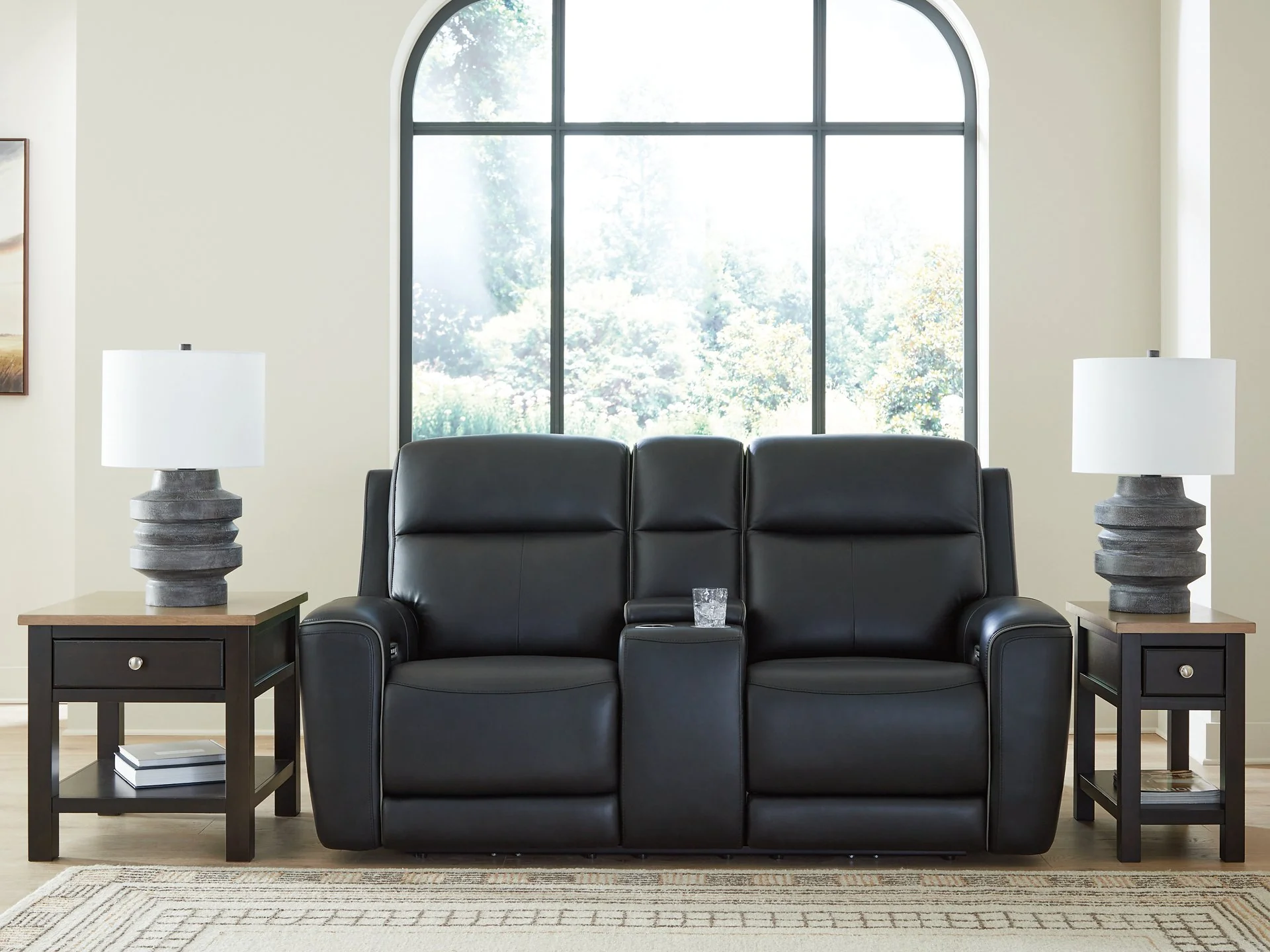 5Z-Comfort Power Reclining Loveseat with Console - Image 13
