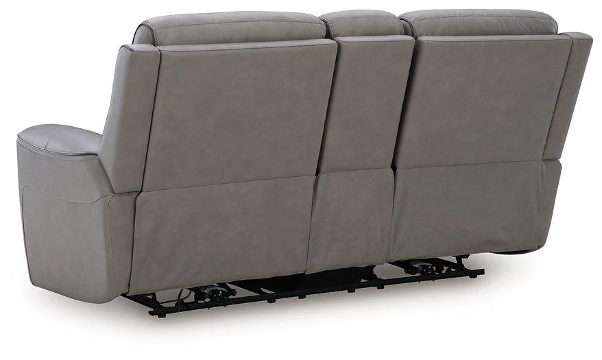 5Z-Comfort Power Reclining Loveseat with Console - Image 6