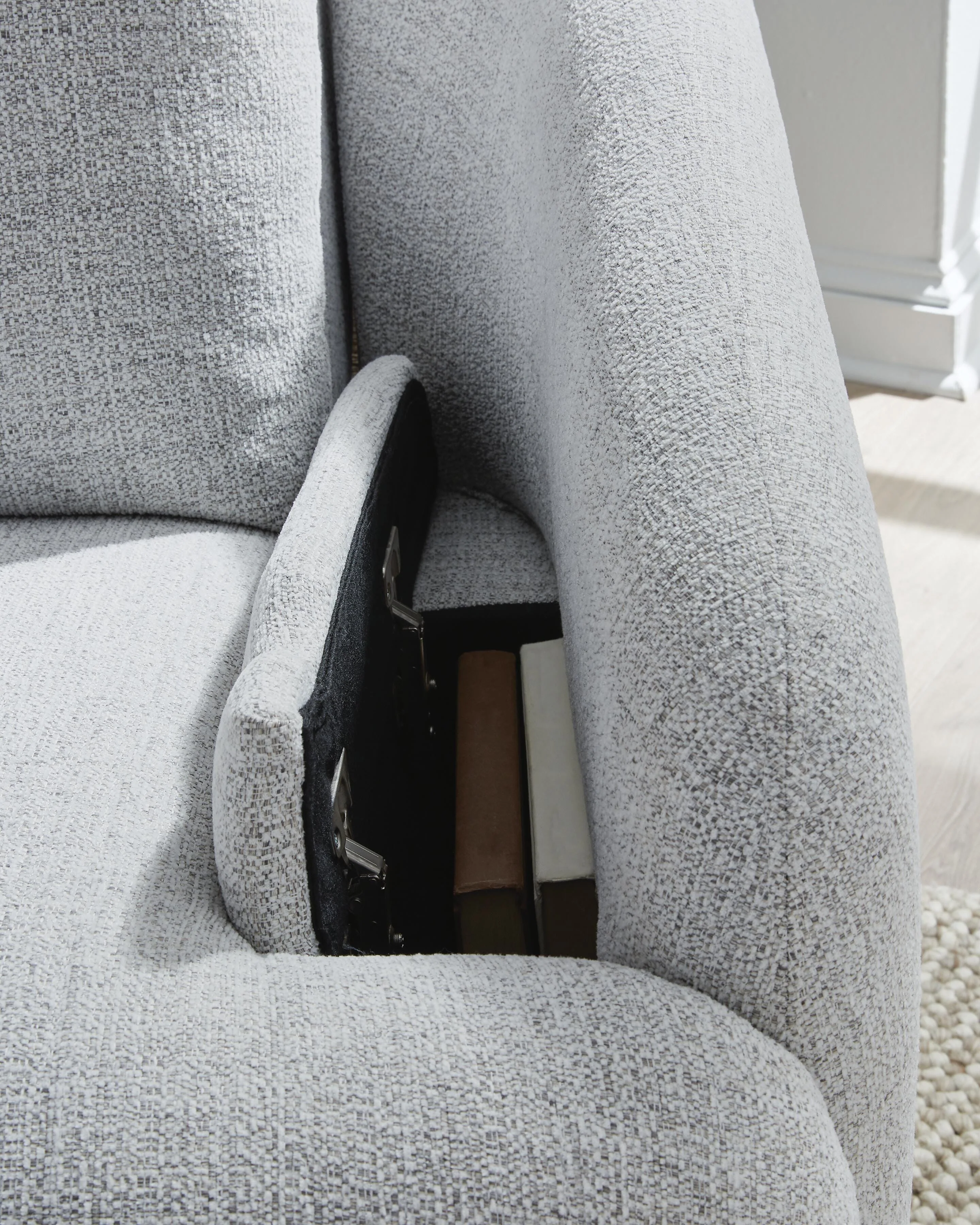 Alainmont Next-Gen Nuvella Swivel Power Recliner - Image 10