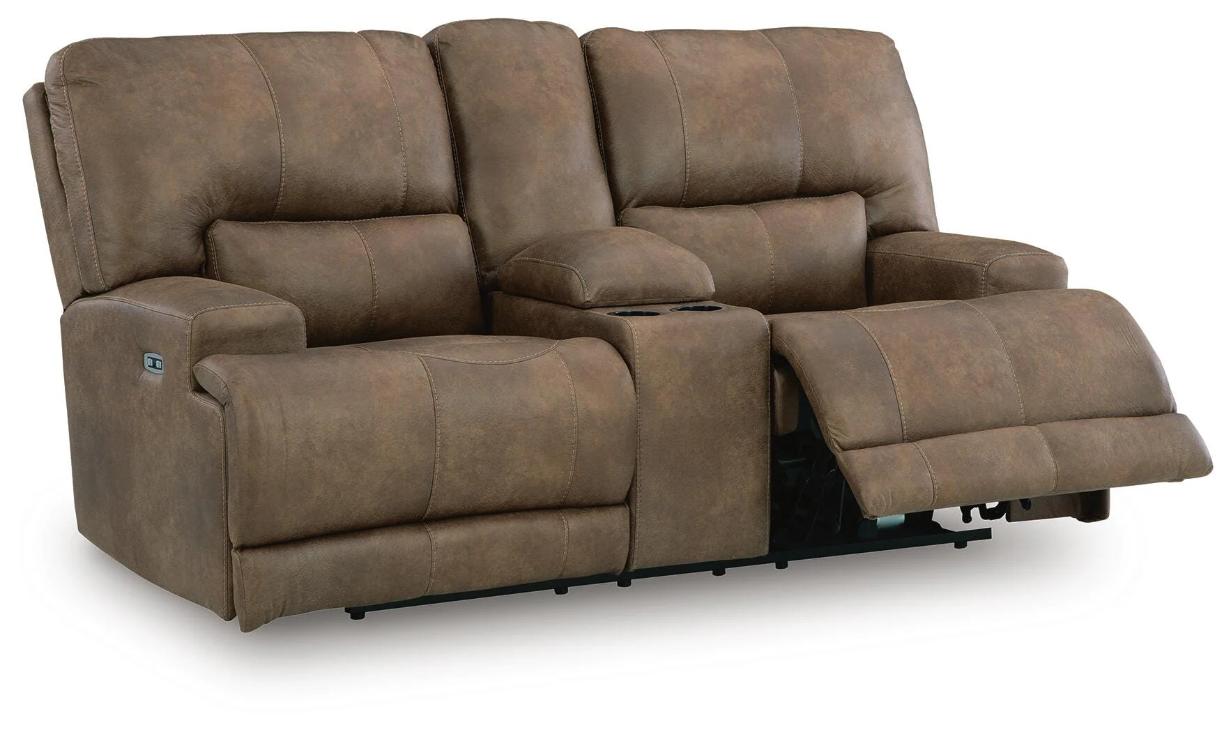 Beckley Place Power Reclining Loveseat with Console - Image 6