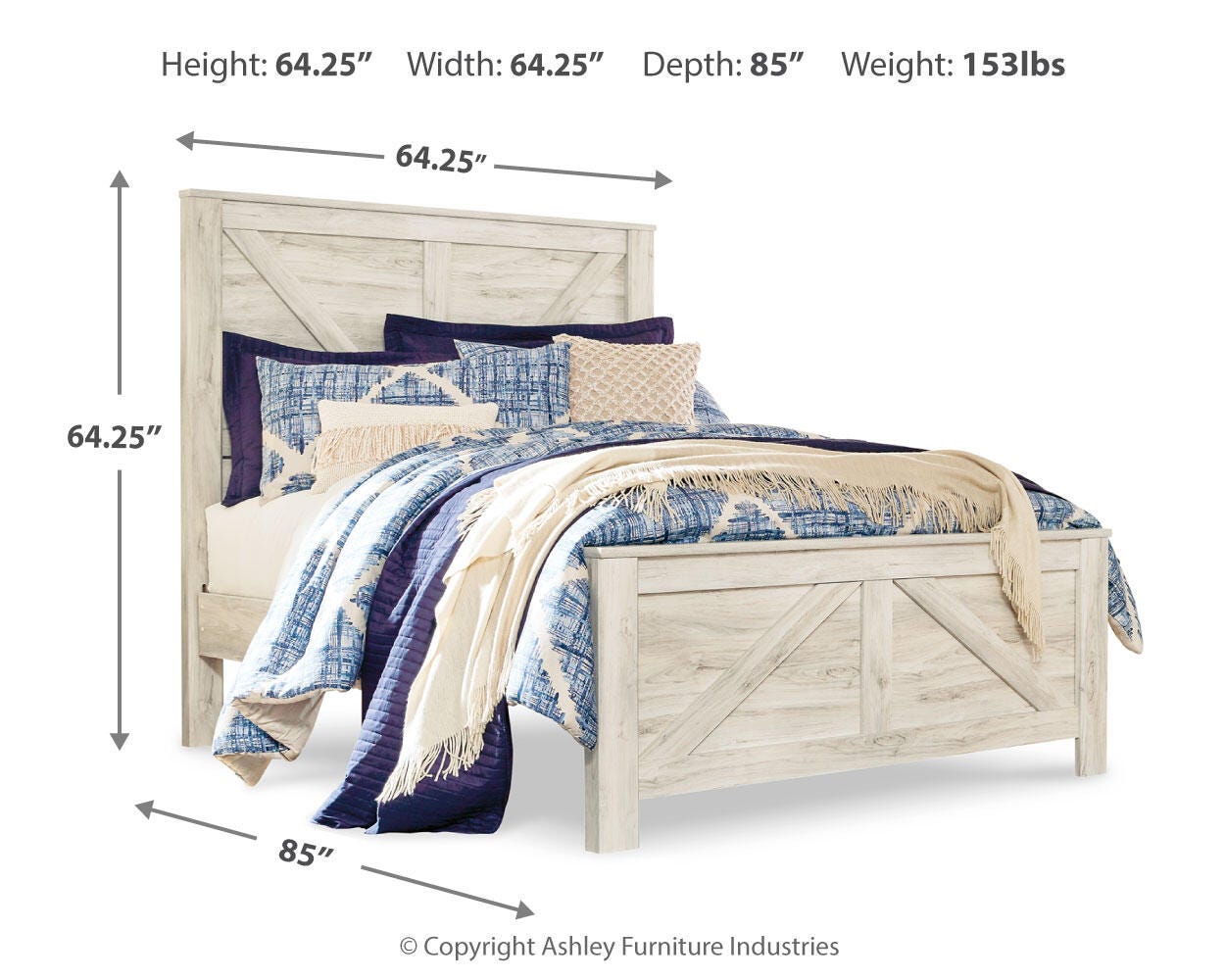 Bellaby Crossbuck Bed - Image 6