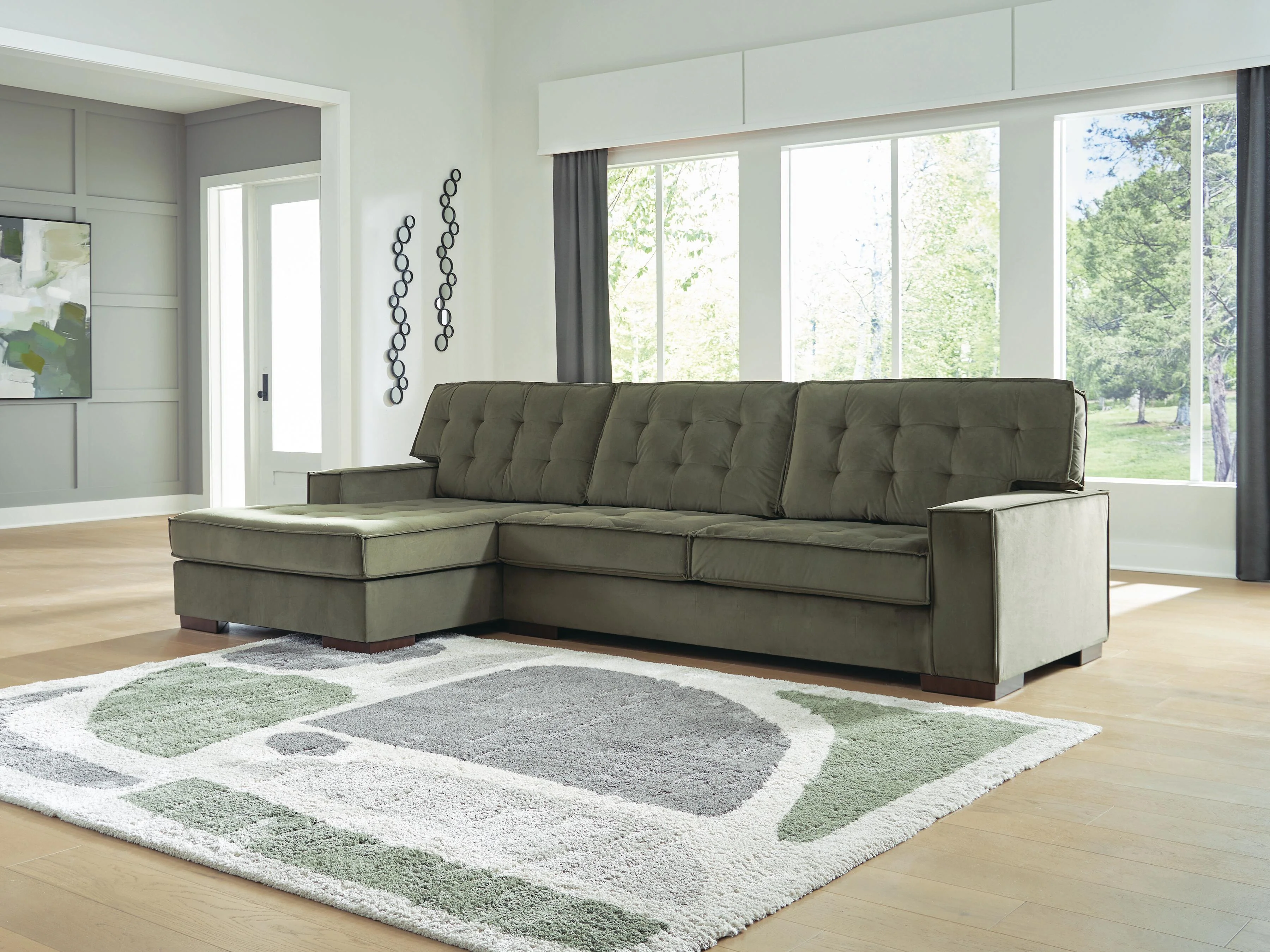 Caspian-Town Sectional with Chaise - Image 18