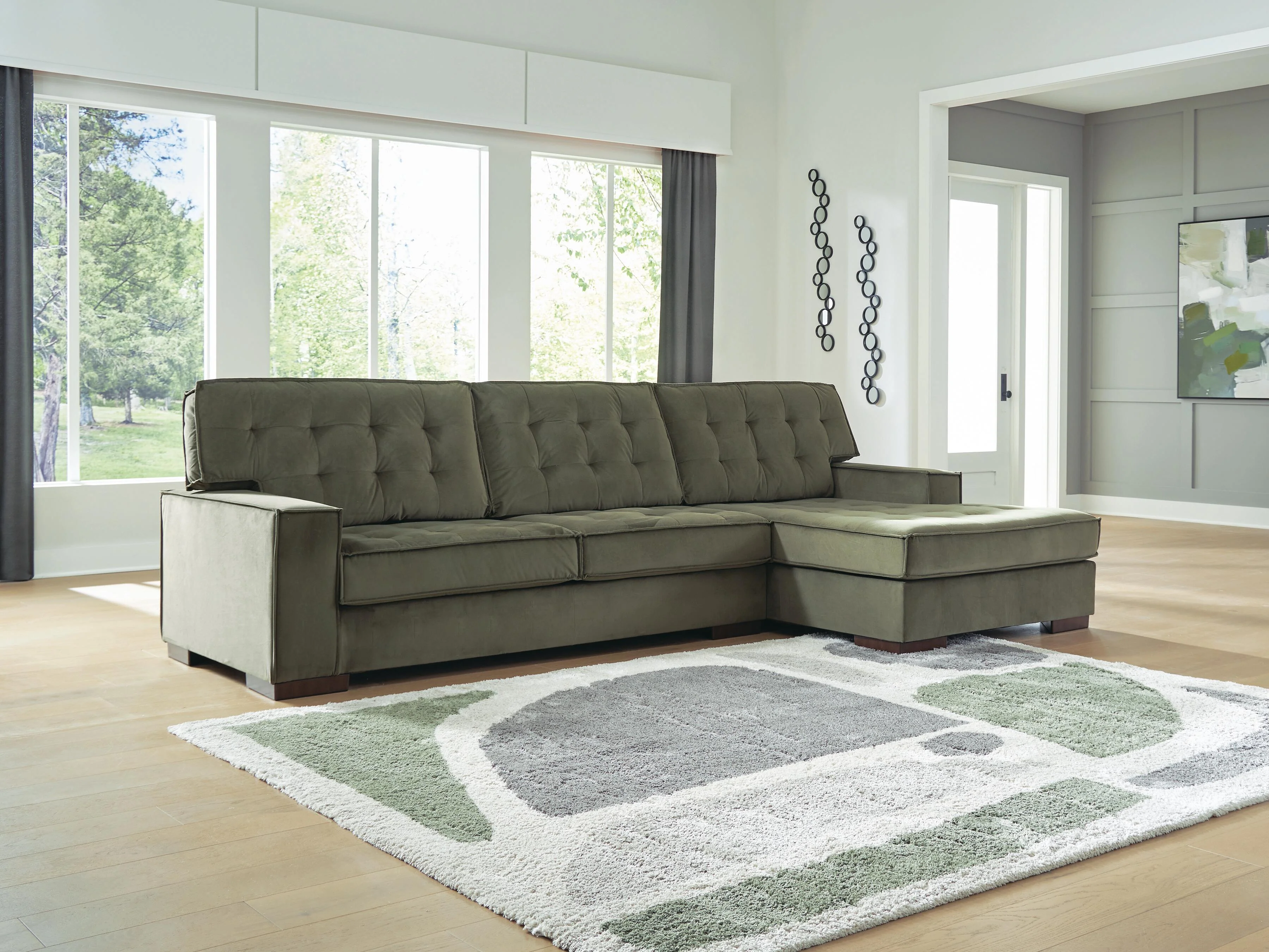 Caspian-Town Sectional with Chaise - Image 2