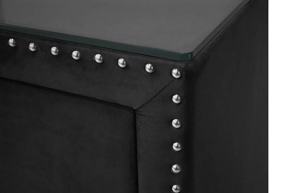 Crown Mark Furniture Lucinda 2 Drawer Nightstand in Black - Image 3