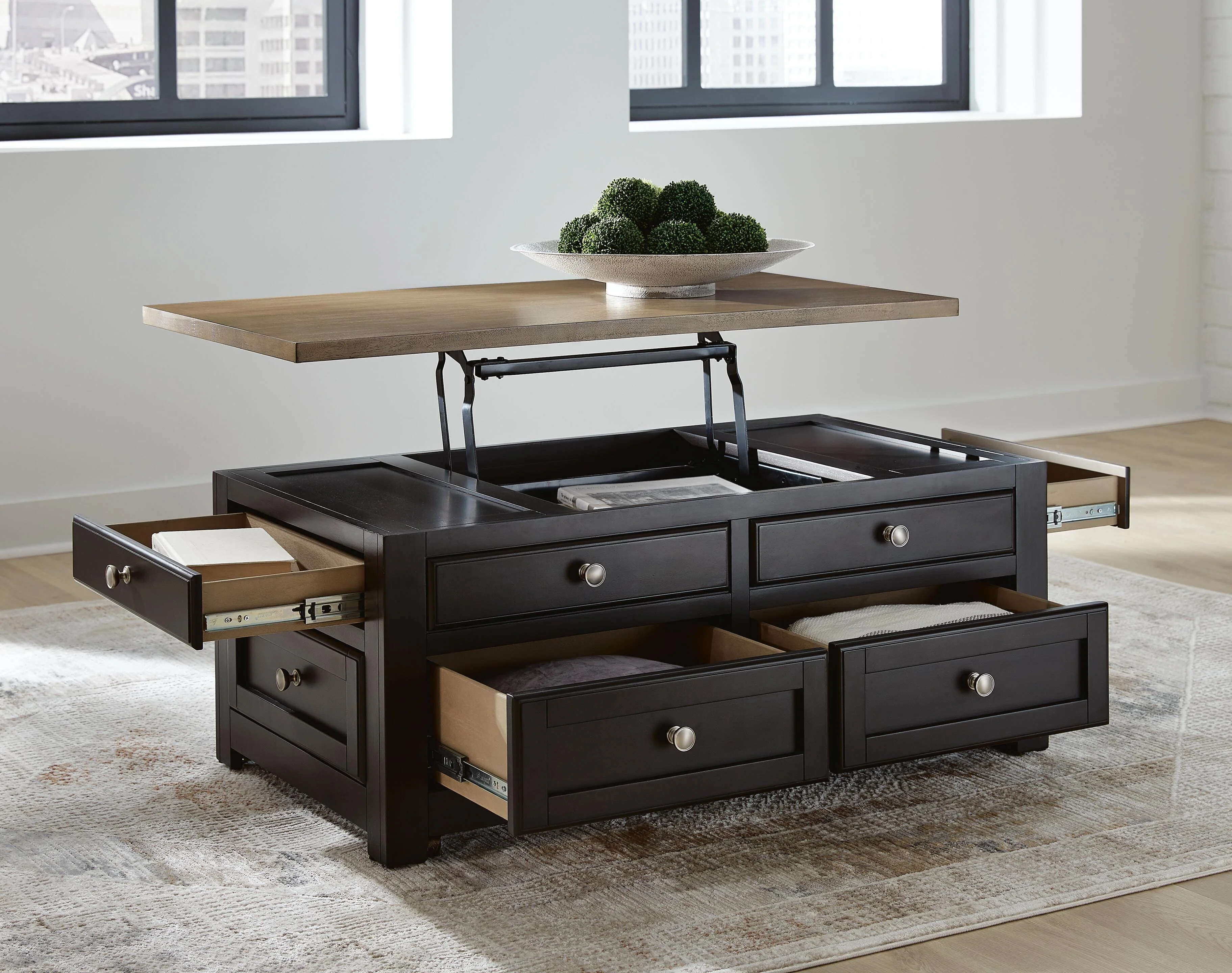 Drazmine Lift-Top Coffee Table - Image 9