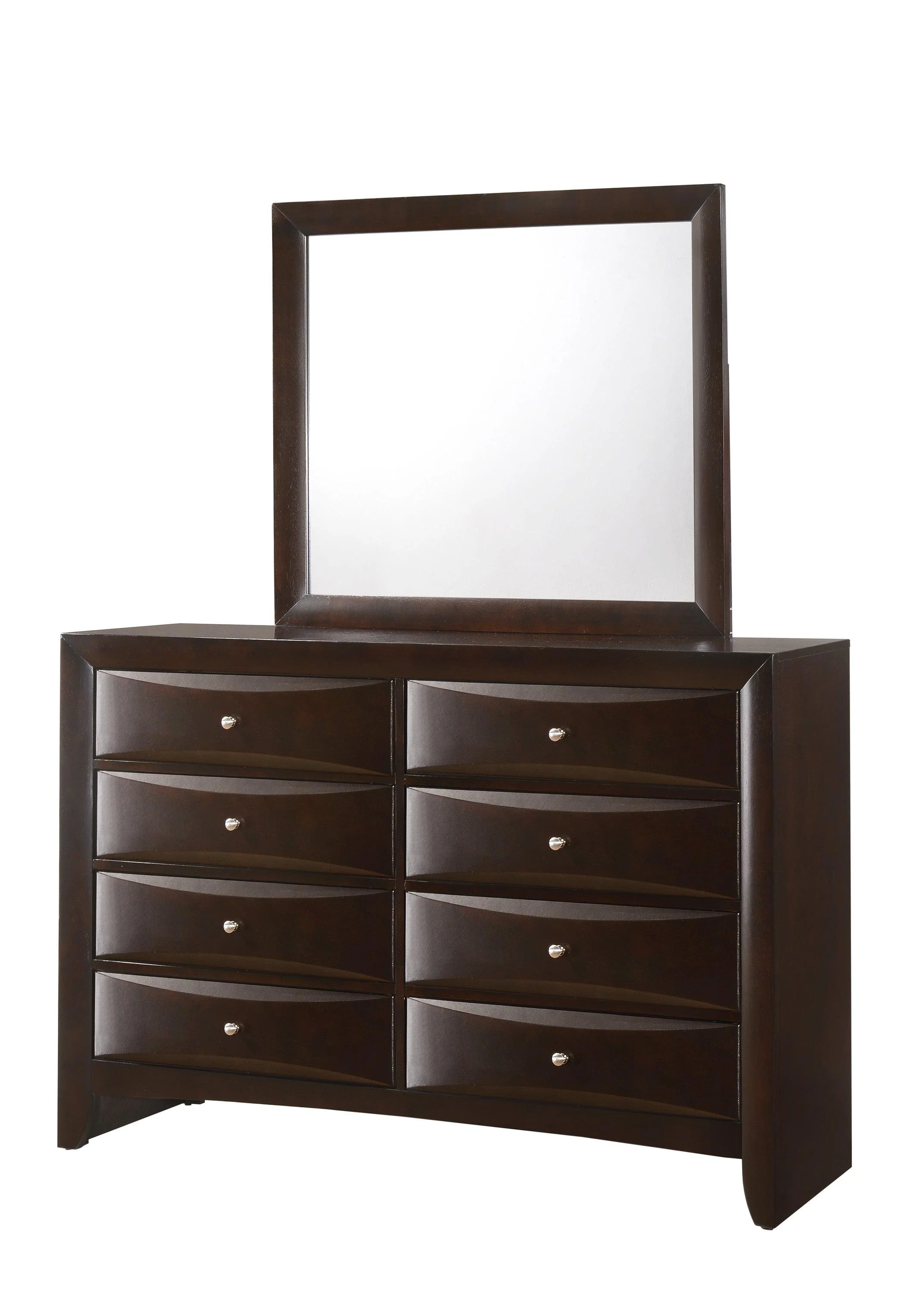 EMILY BEDROOM MIRROR DARK CHERRY