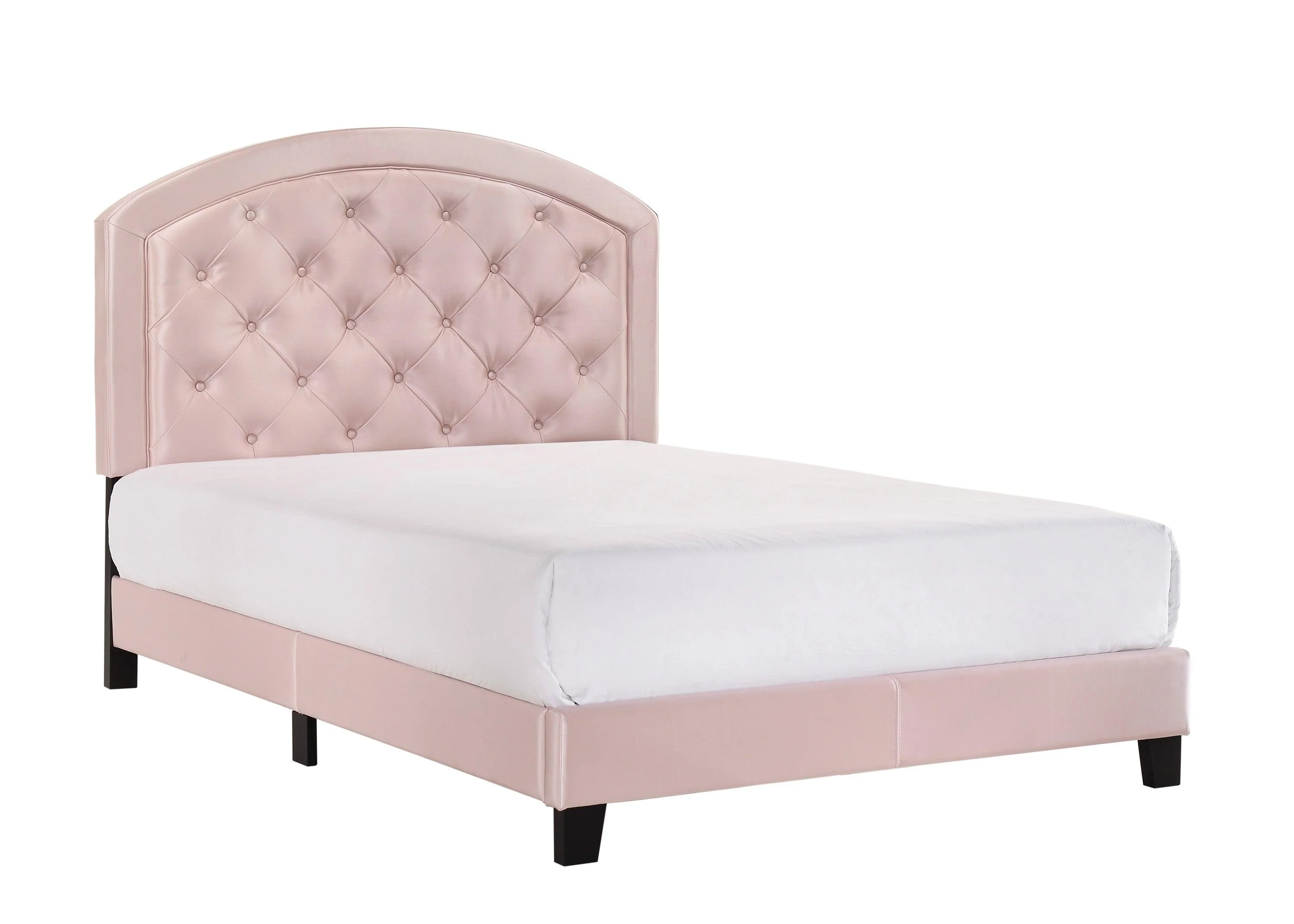 GABY FULL PLATFORM BED ADJ HB PINK CROWN MARK