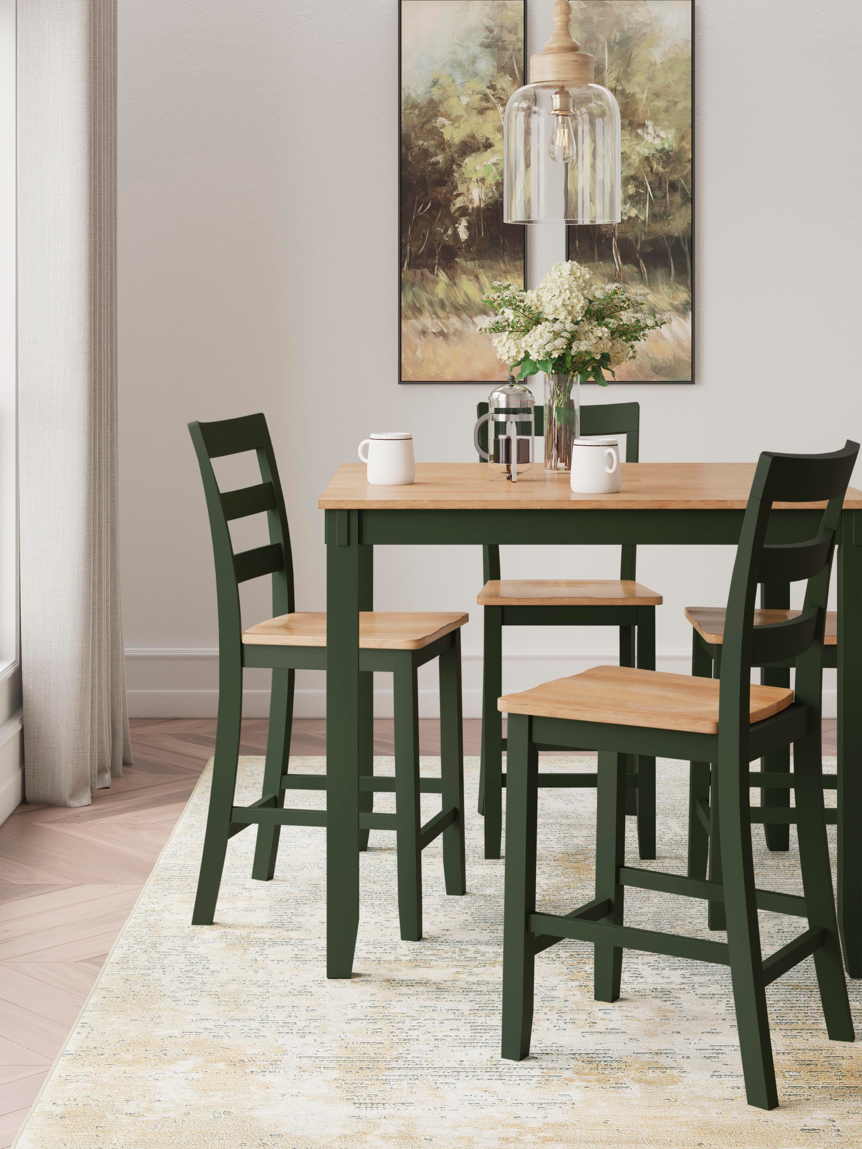 Gesthaven Counter Height Dining Table and 4 Barstools (Set of 5) - Image 21