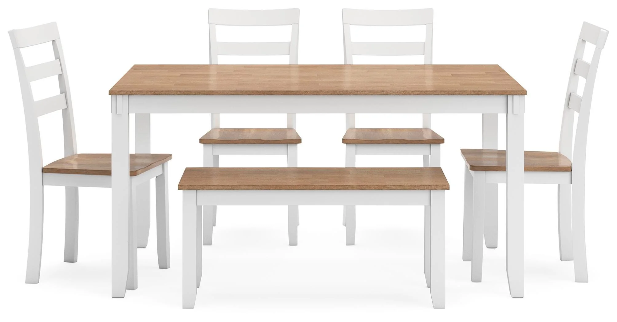 Gesthaven Dining Table with 4 Chairs and Bench (Set of 6) - Image 31