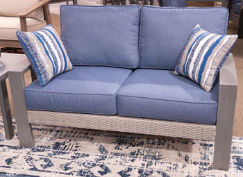 Half Moon Beach Outdoor Loveseat with Cushion