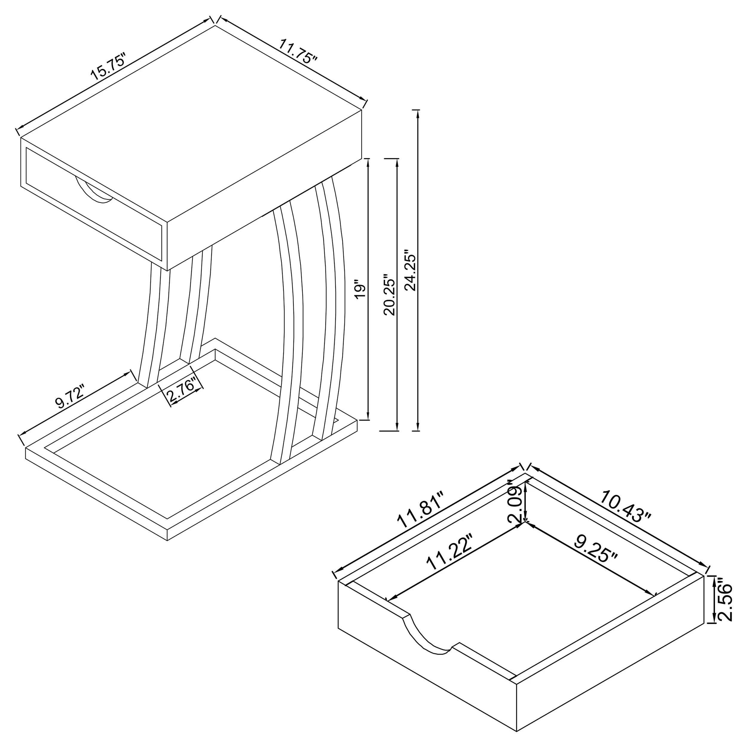 Troy Side Table - Image 5
