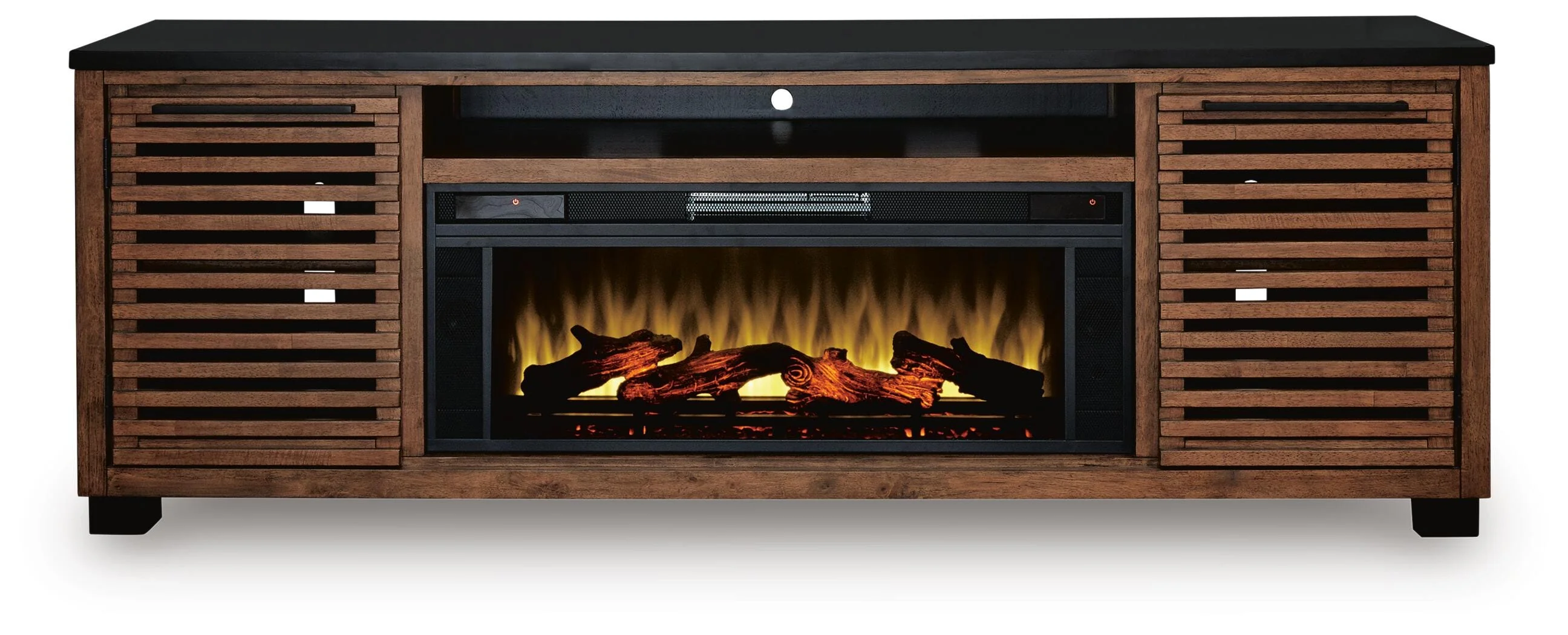 Kallari 84" TV Stand with Electric Fireplace - Image 11