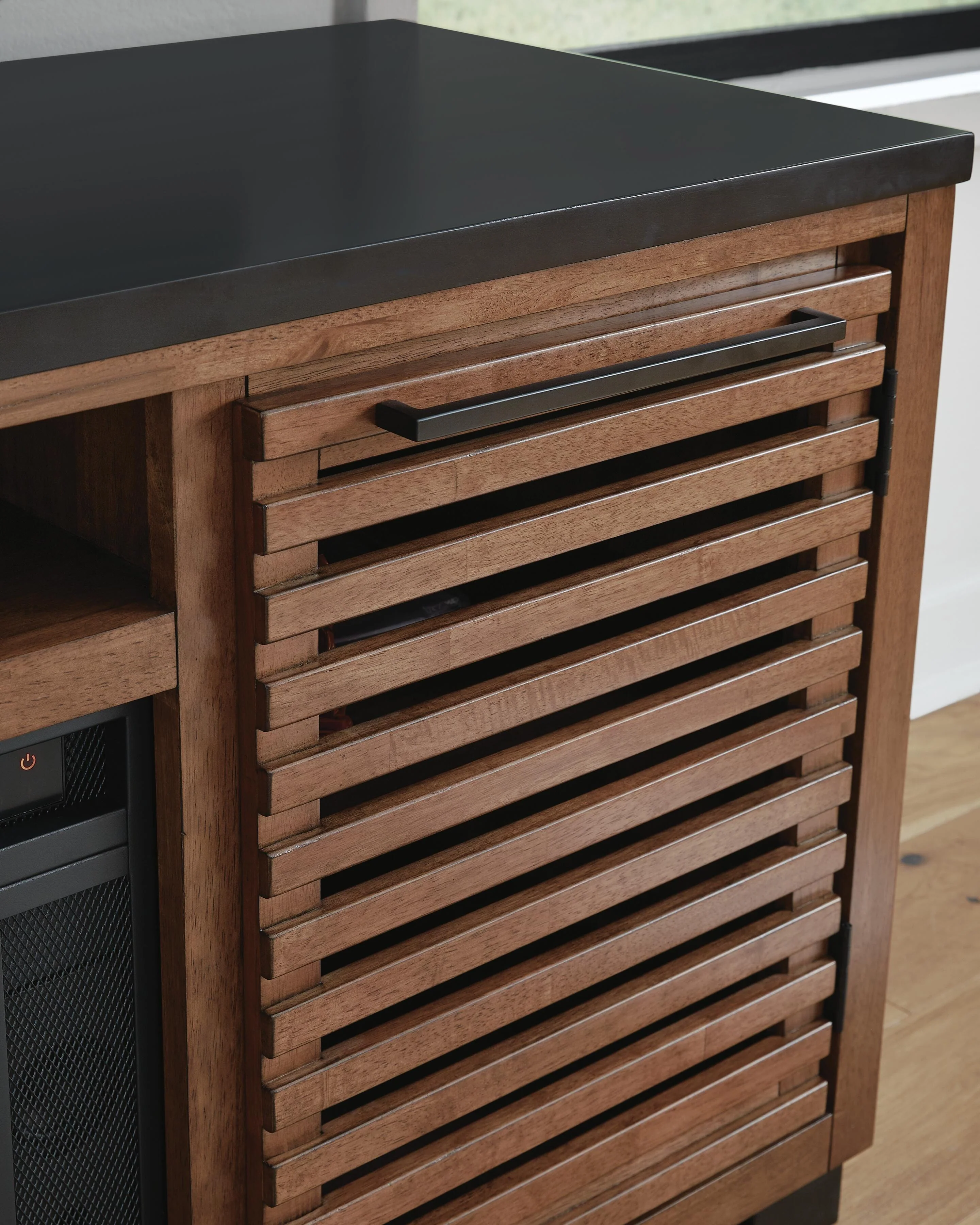 Kallari 84" TV Stand with Electric Fireplace - Image 12