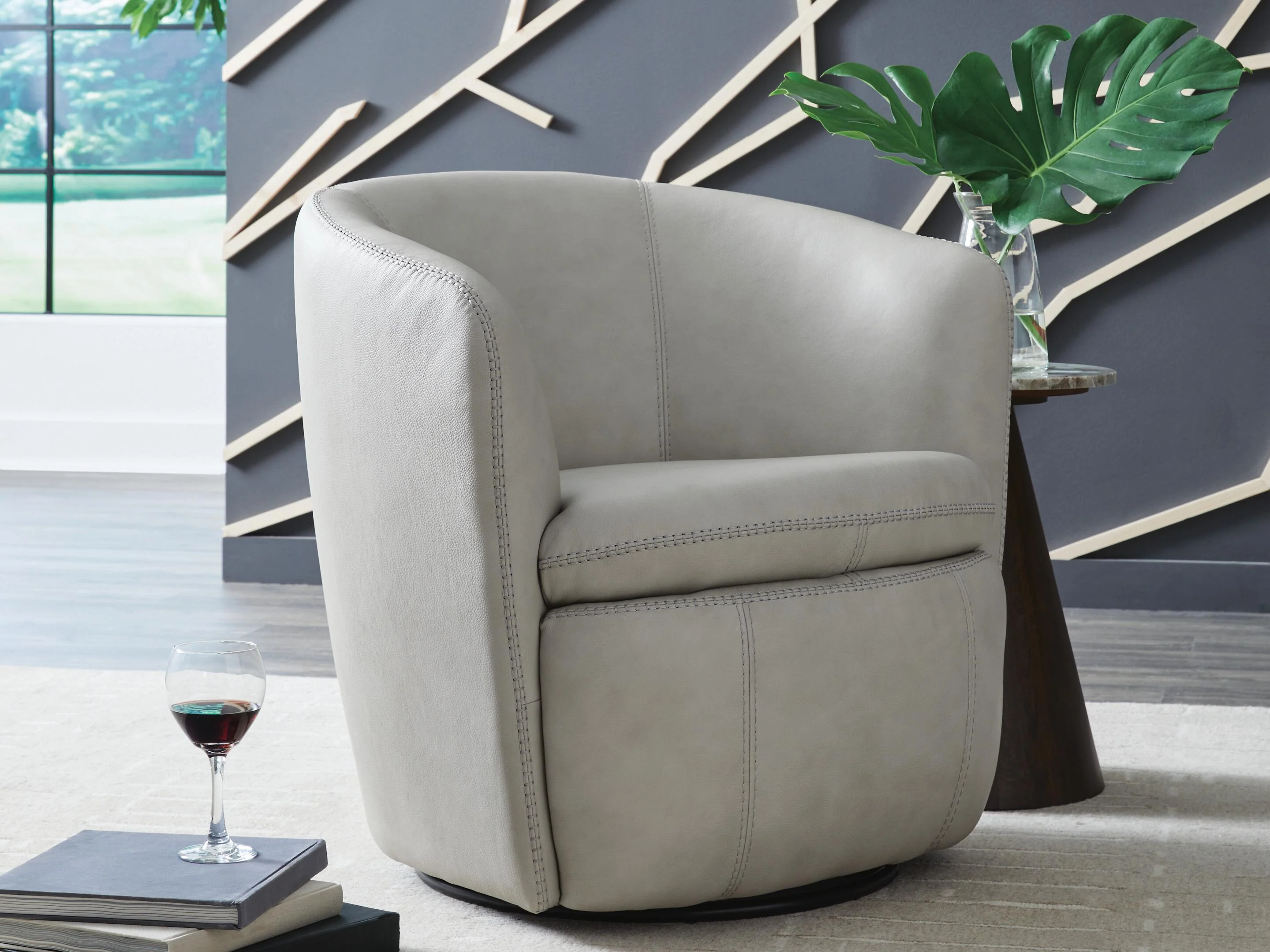 Kierreys Swivel Accent Chair - Image 16
