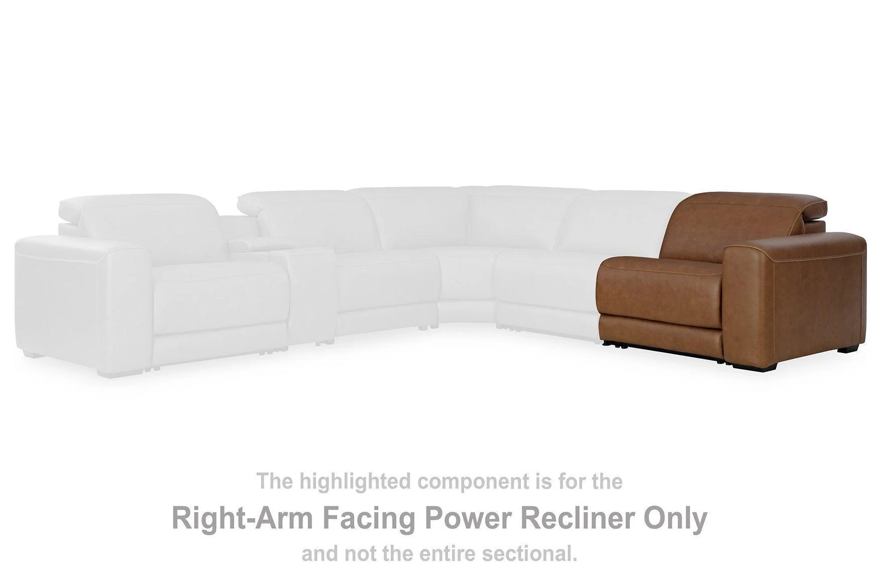 Magic Man Power Reclining Sectional Loveseat - Image 9
