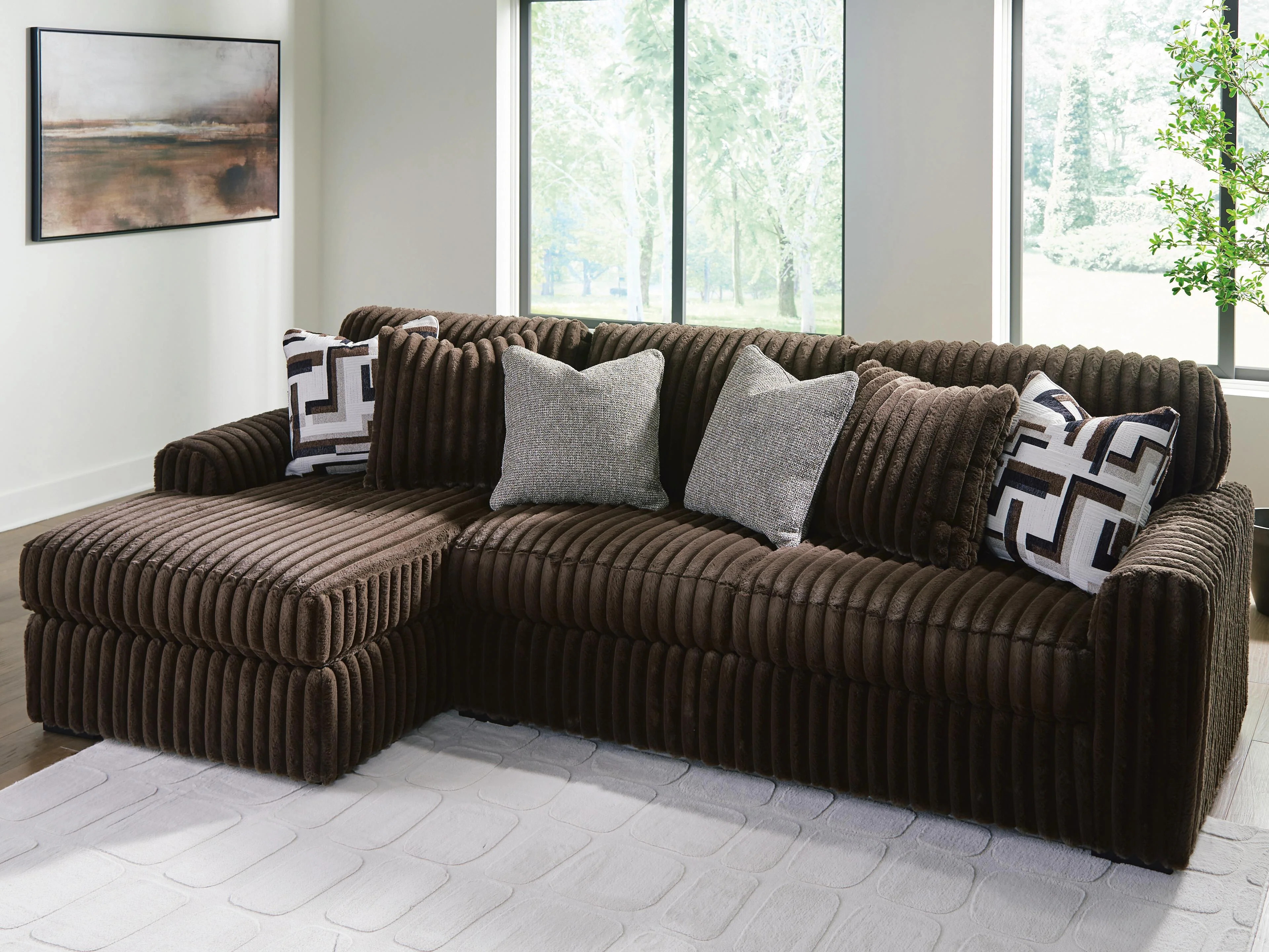 Midnight-Madness Sectional Sofa with Chaise - Image 74