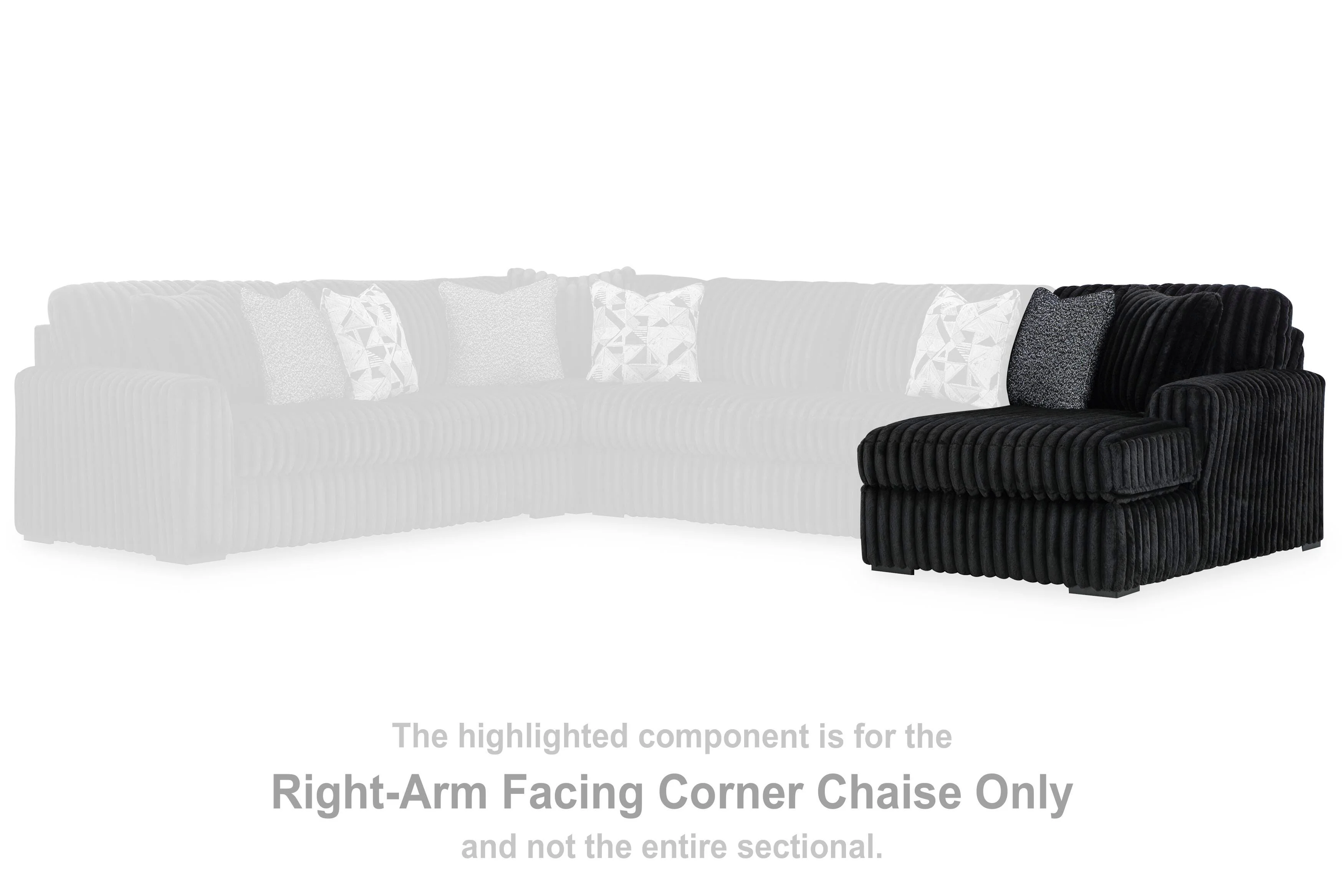 Midnight-Madness Sectional with Chaise - Image 123