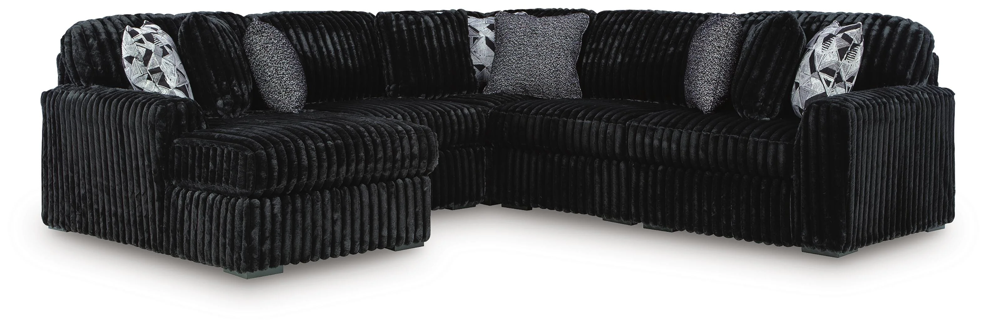 Midnight-Madness Sectional with Chaise - Image 139