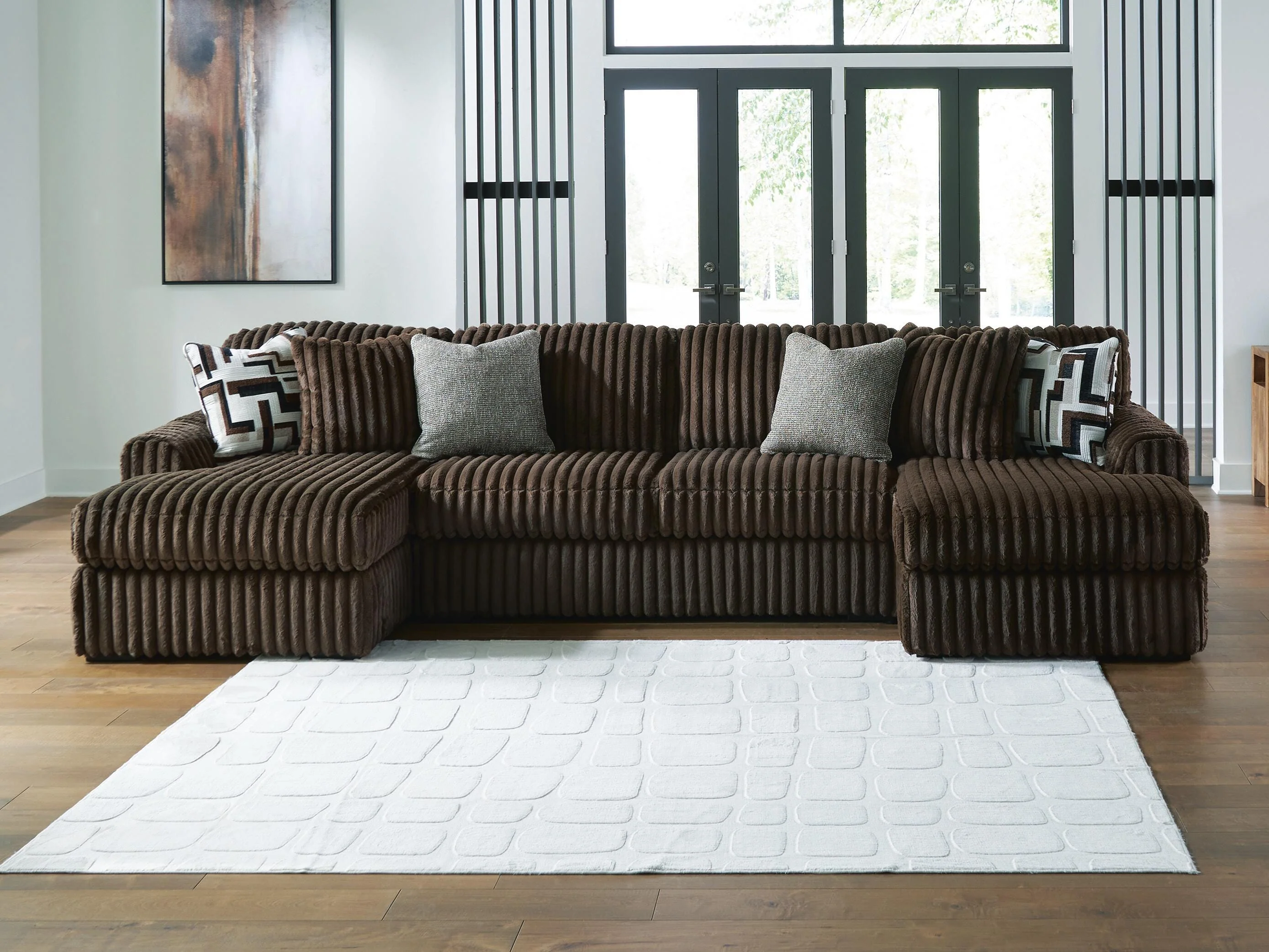 Midnight-Madness Sectional with Chaise - Image 143