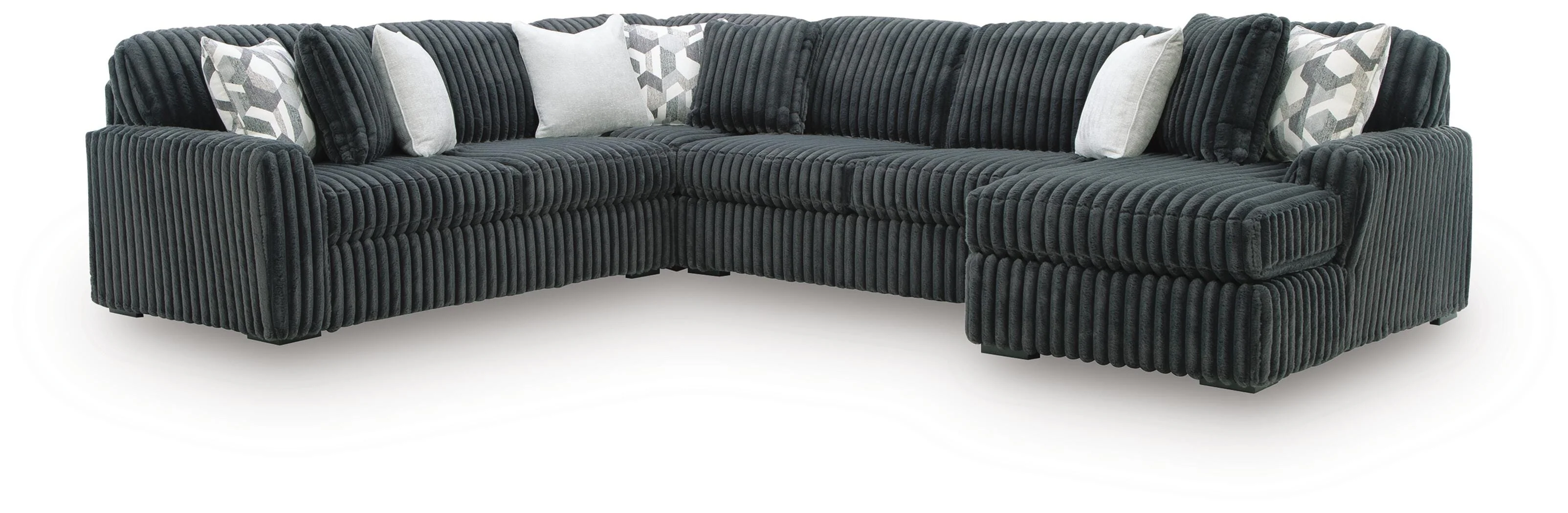 Midnight-Madness Sectional with Chaise - Image 218