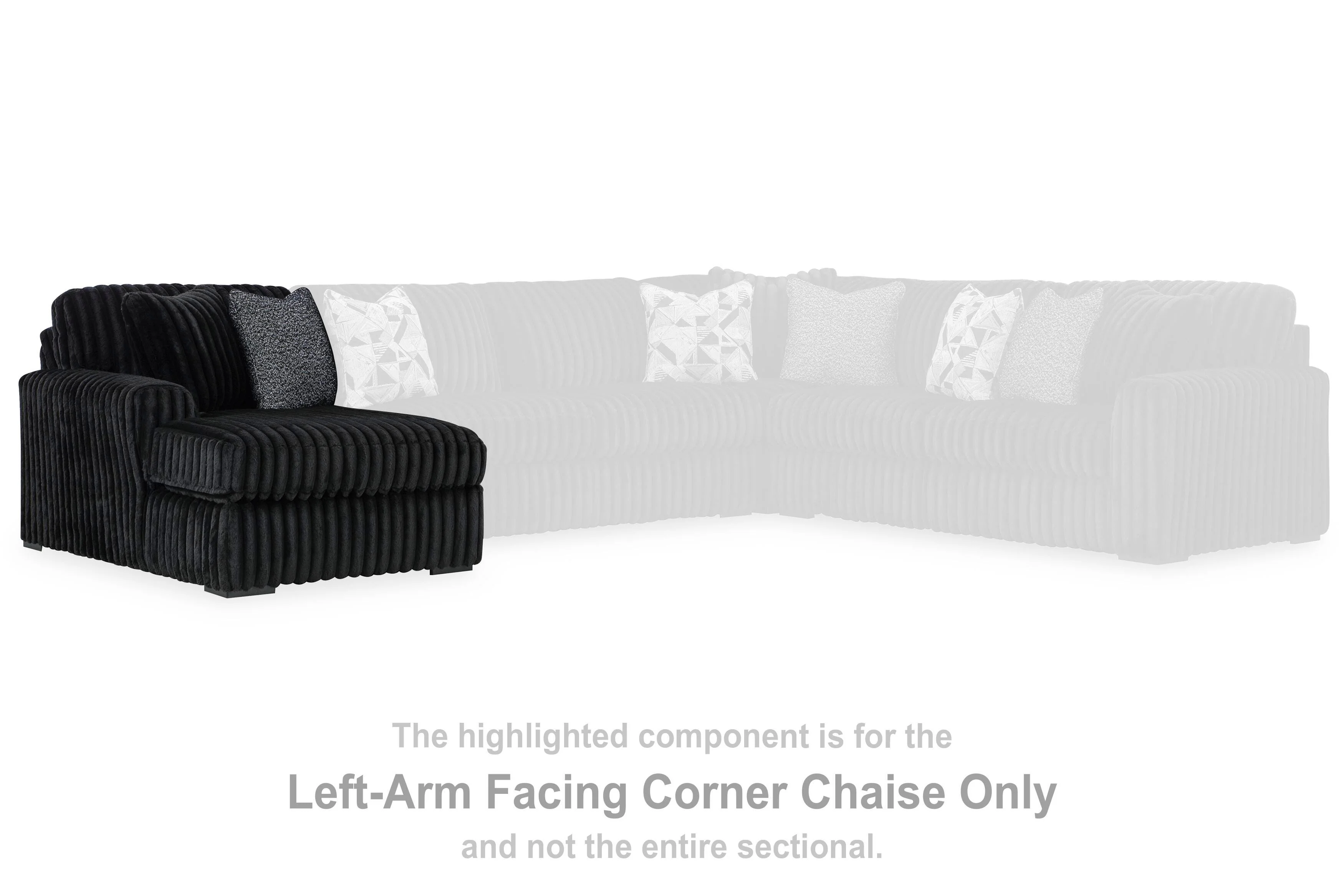 Midnight-Madness Sectional with Chaise - Image 89