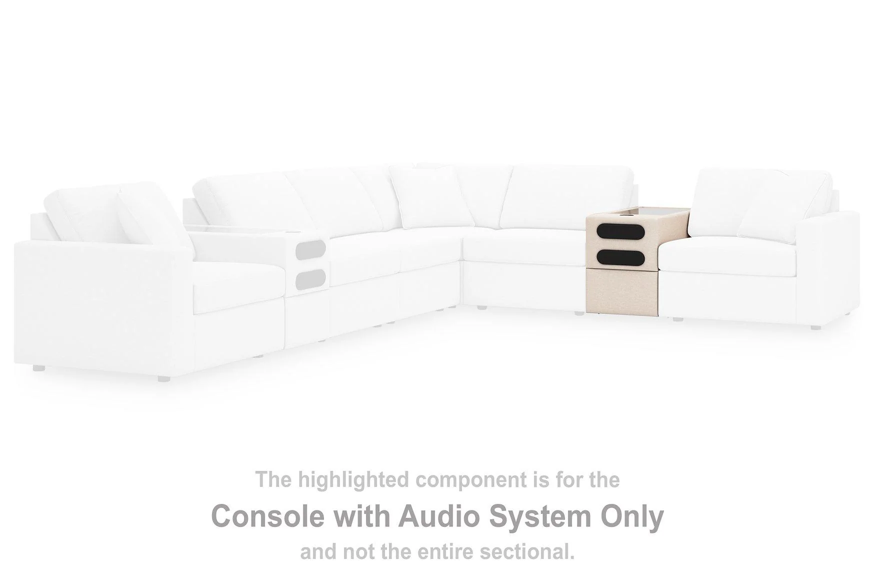 Modmax Double Chaise with Audio Consoles - Image 12