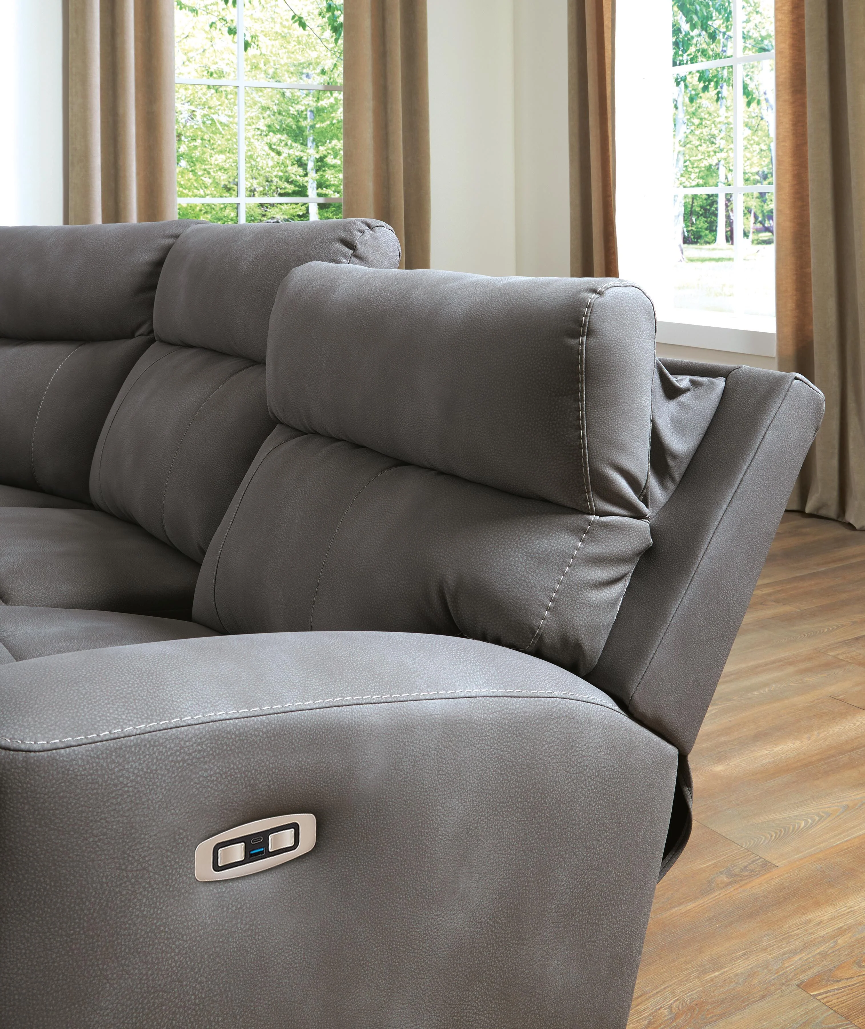 Next-Gen DuraPella Power Reclining Sectional - Image 128