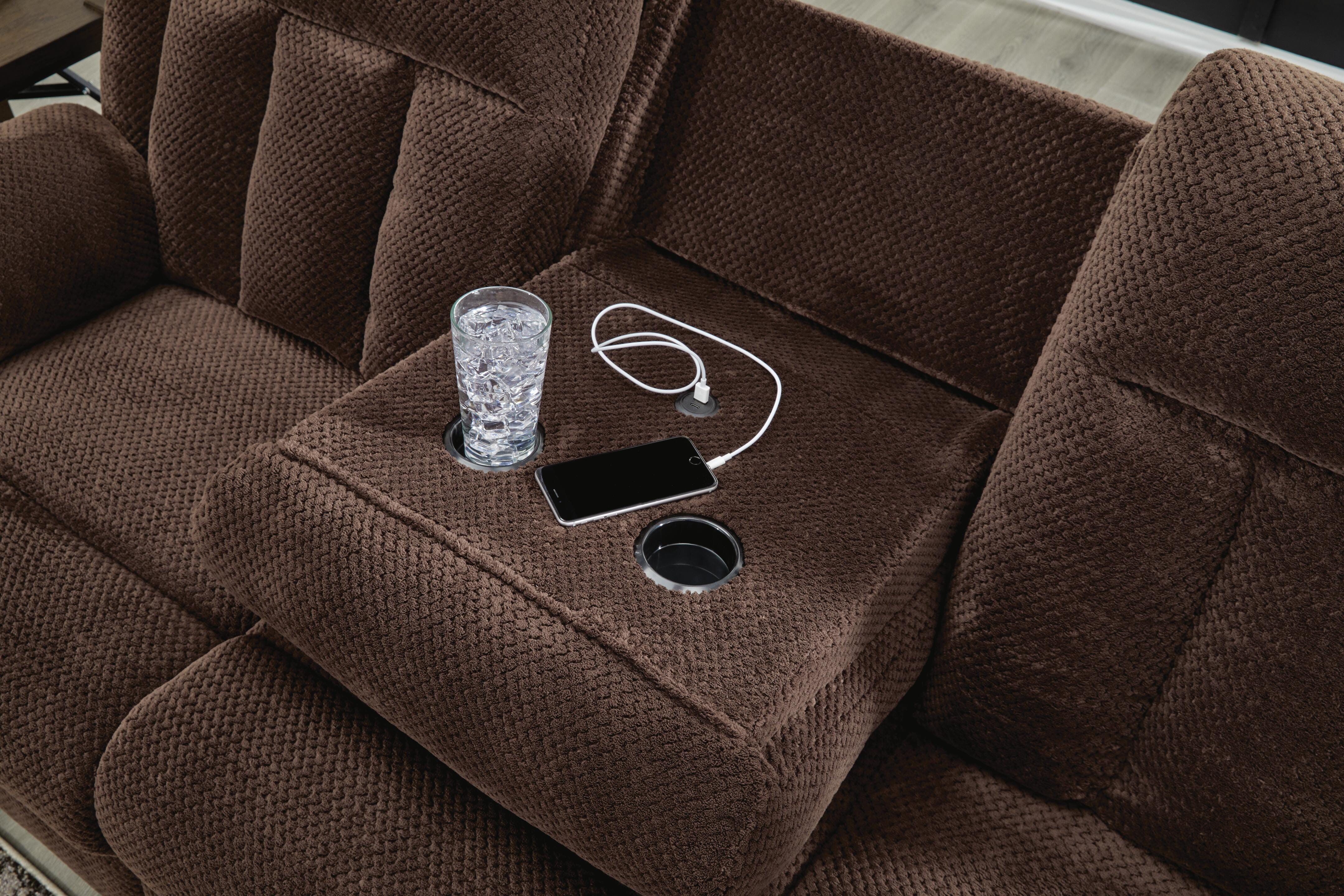 Observation Power Reclining Sofa with Drop Down Table - Image 20