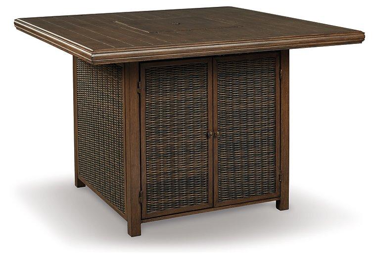 Paradise Trail Bar Table with Fire Pit - Image 5