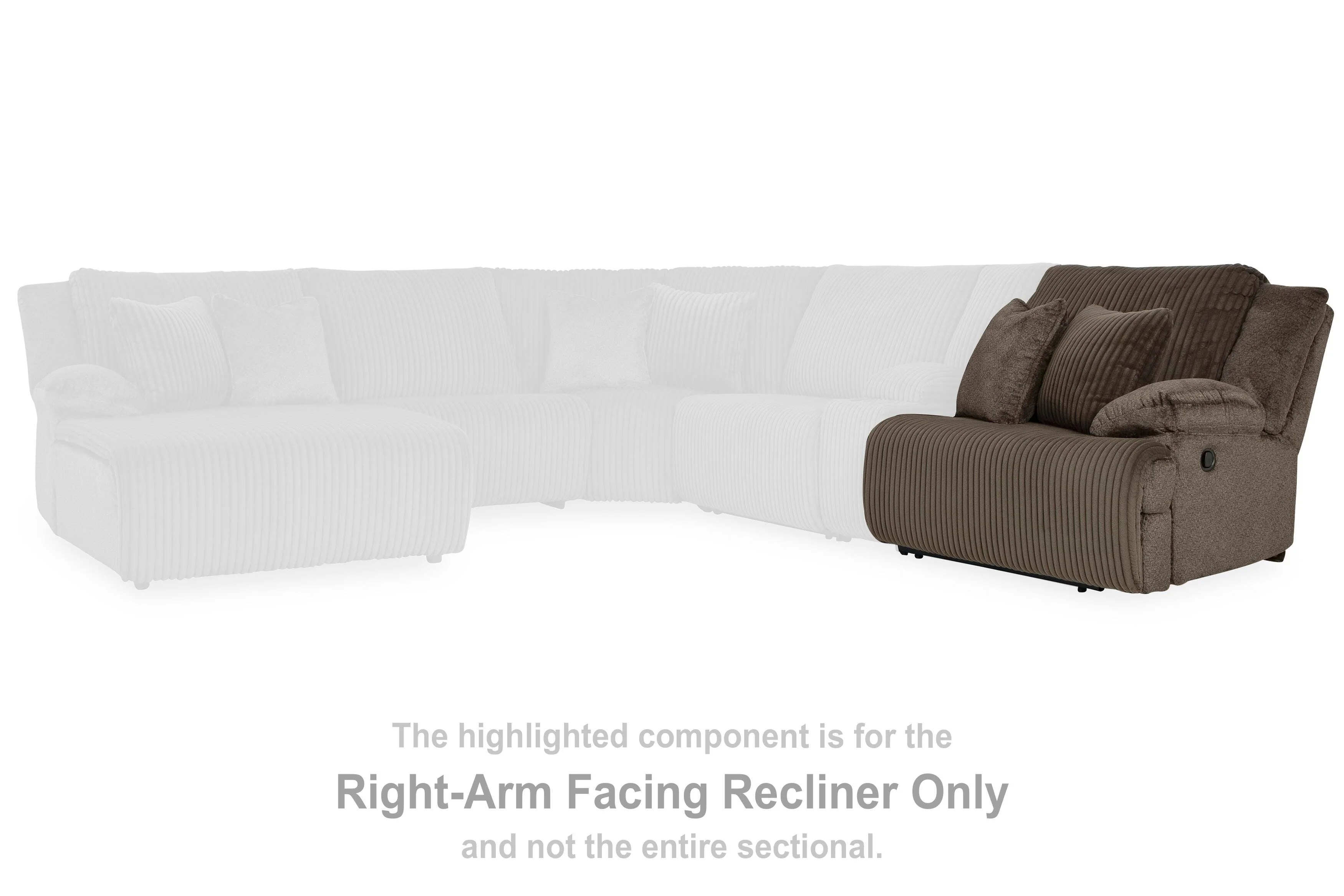 Top Tier Reclining Sectional with Chaise - Image 109