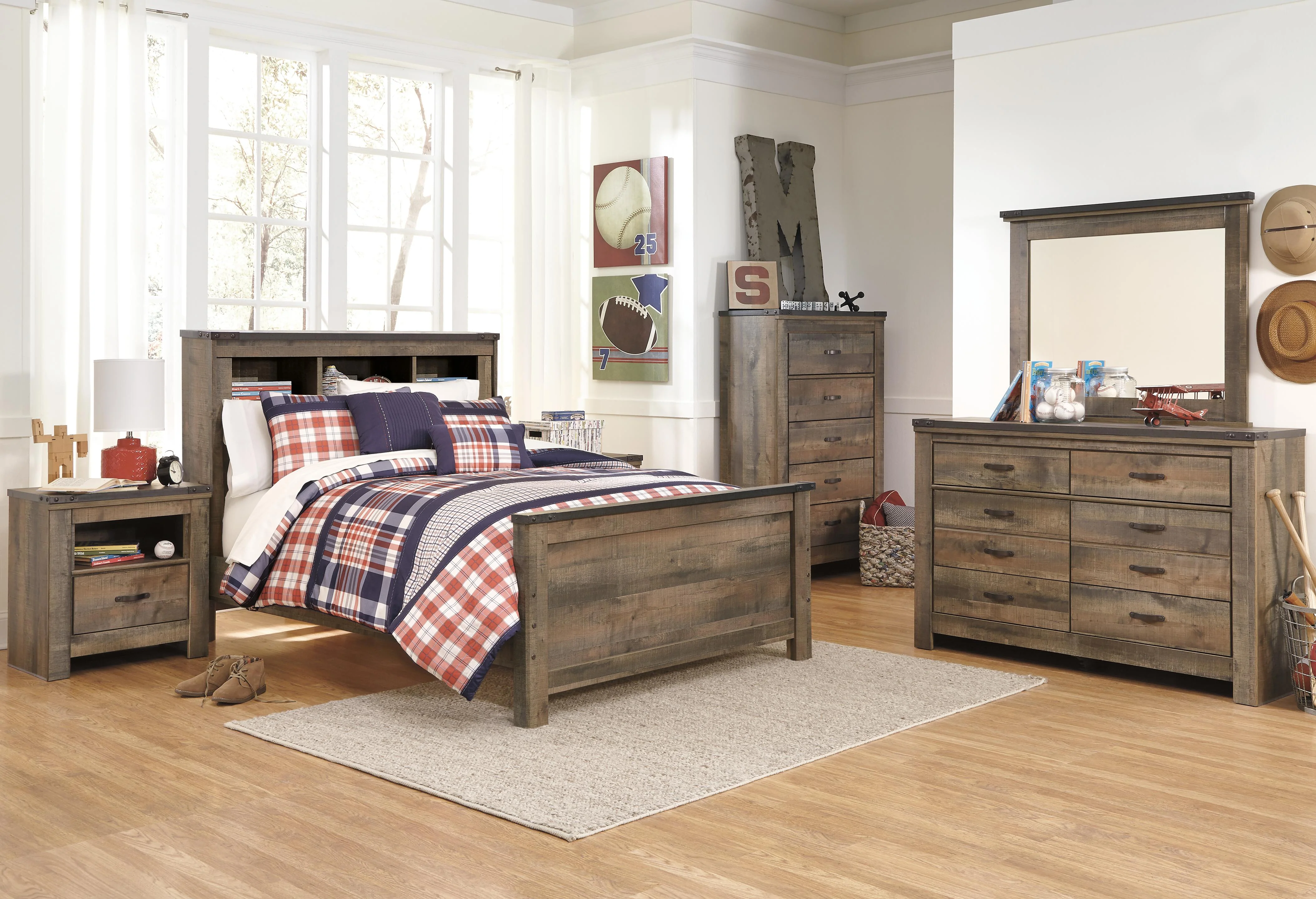 Trinell Bookcase Bed - Image 11
