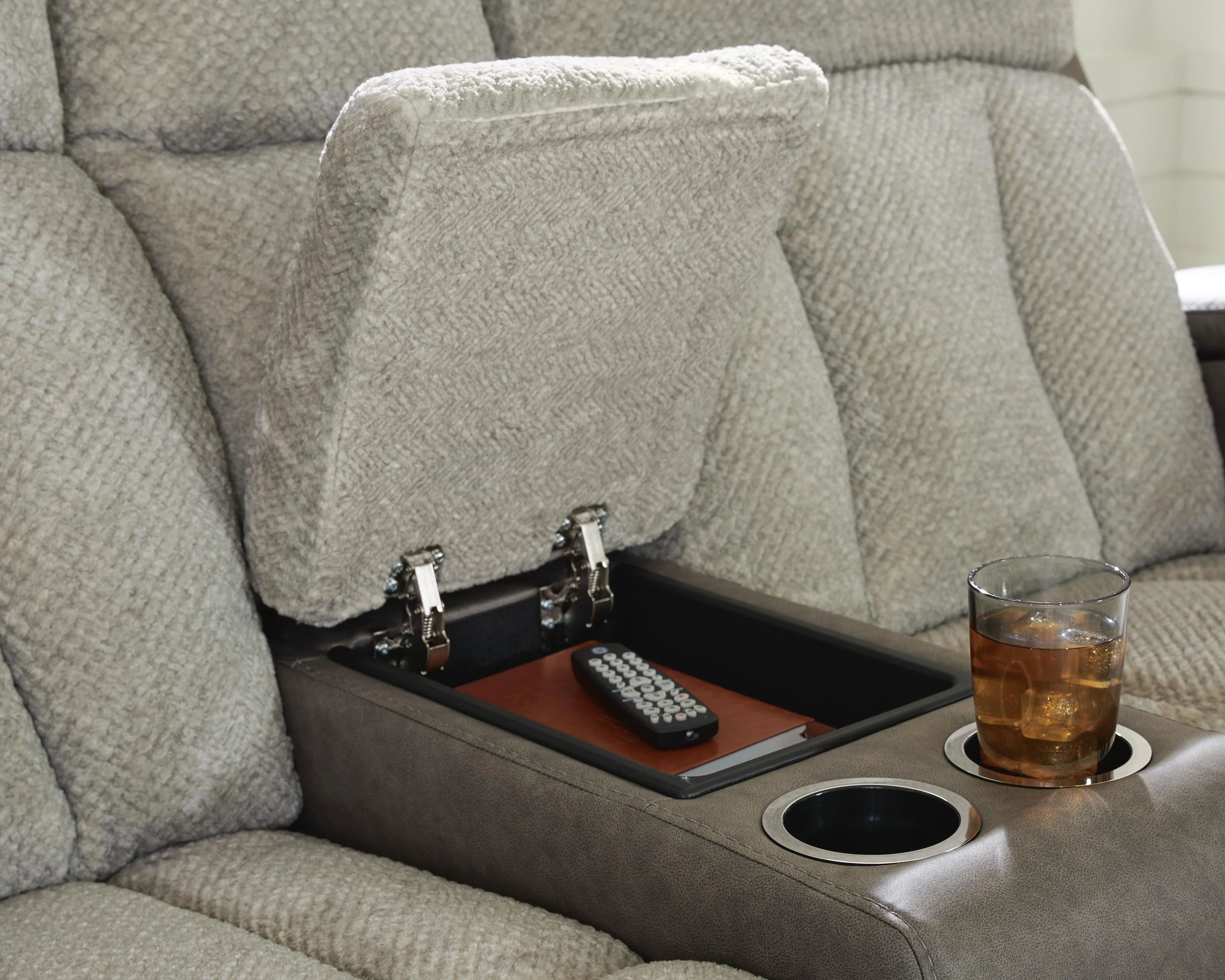 WhipLash Power Reclining Loveseat with Console - Image 8